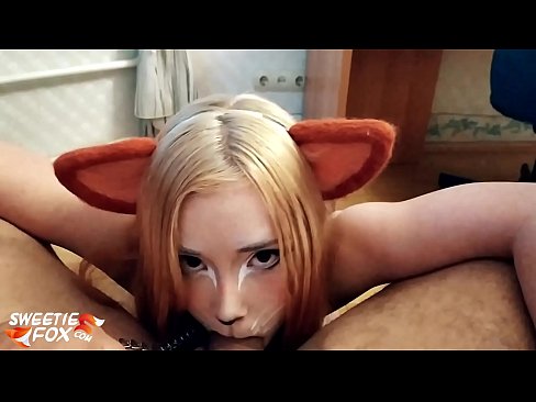 ❤️ Kitsune هن جي وات ۾ ڊڪ ۽ ڪم نگل ❤️ معيار جنسي
